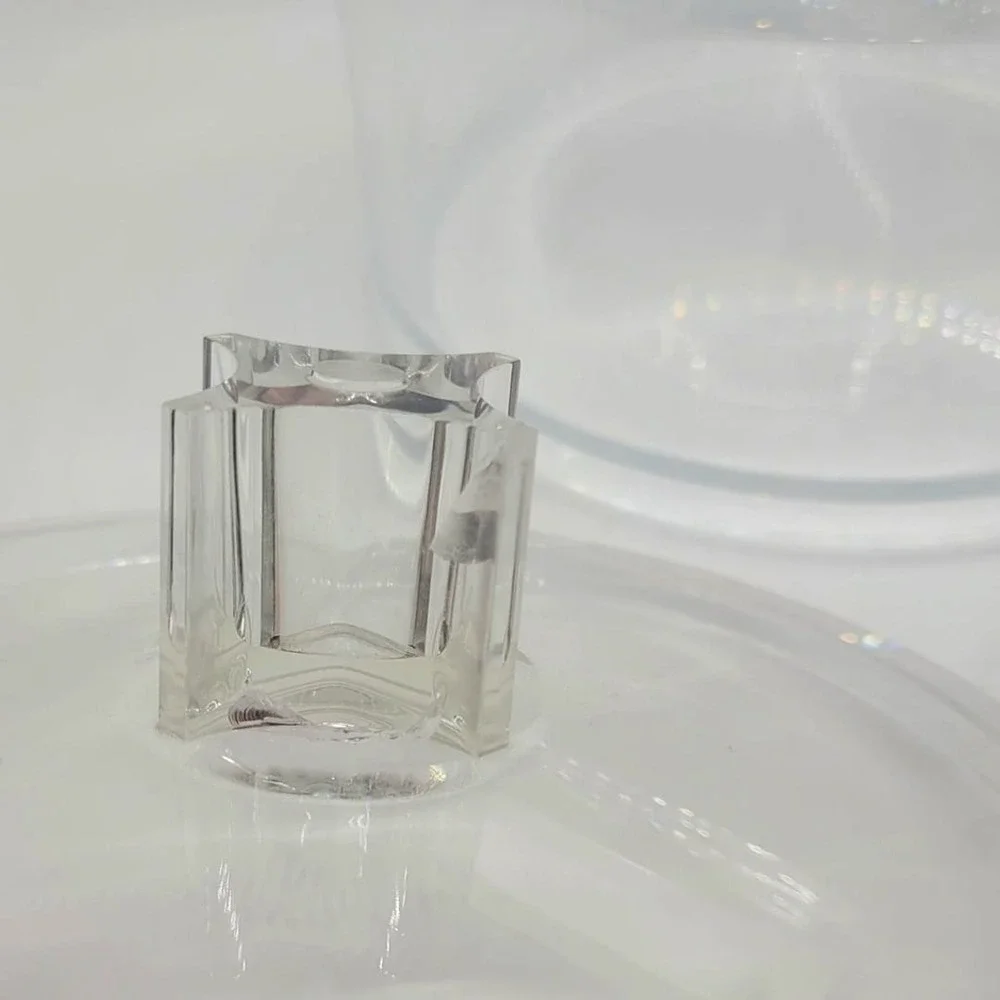 Vintage Mid Century Lucite Ice Bucket, Lid, And Tongs Arch Alfio Di Bella Italy‎